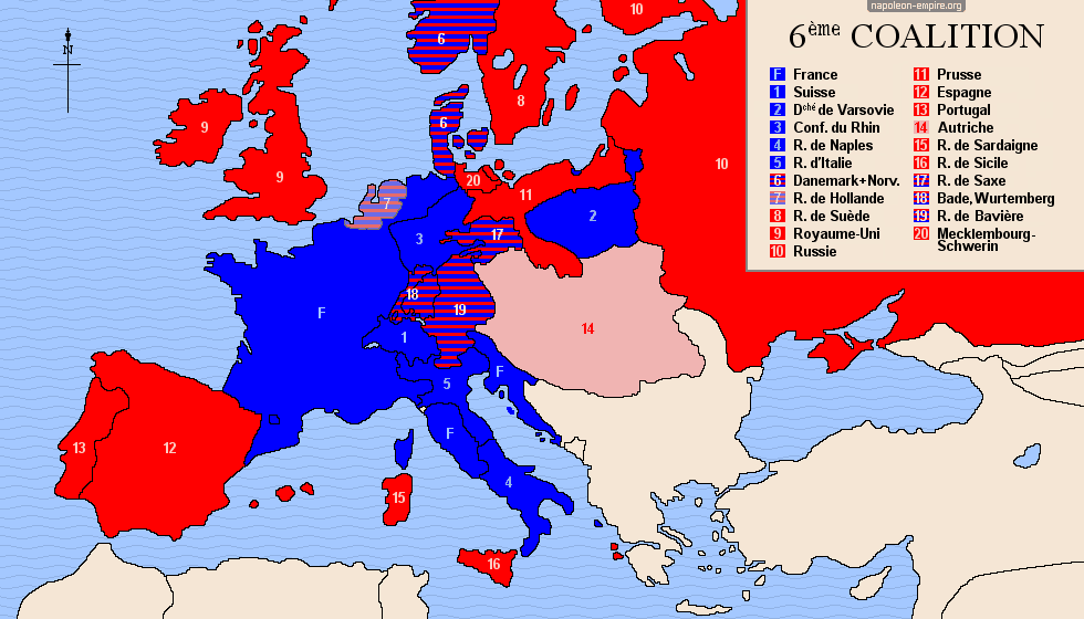 Guerres napoléoniennes - Sixième coalition