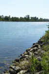 Le Danube près d'Essling