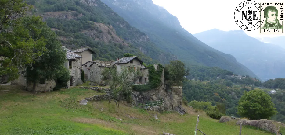 The village of Albard, which overlooks Fort Bard to its east