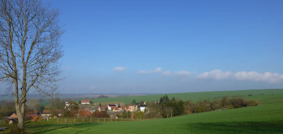 Le champ de bataille près de Rehehausen