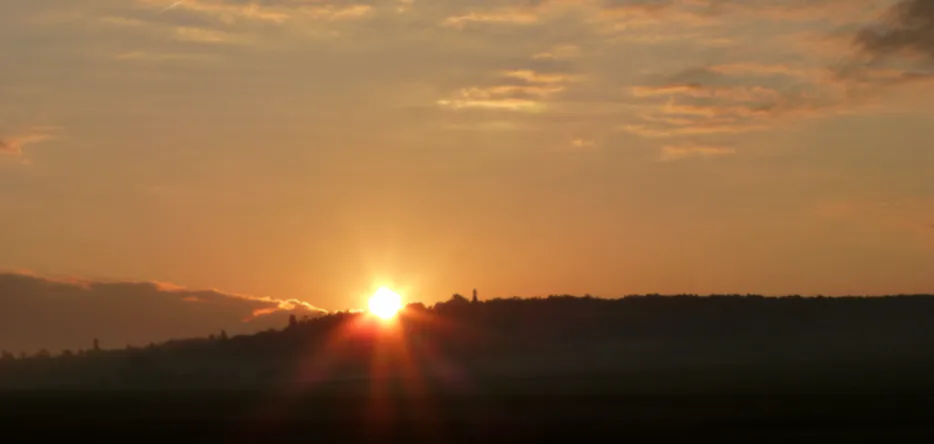 Austerlitz : lever du soleil sur le plateau de Pratzen