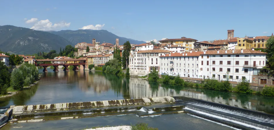 Vue générale de Bassano del Grappa Bassano del Grappa