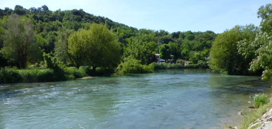 The Mincio downstream of Borghetto
