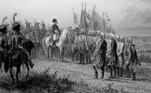 Défilé des vaincus d'Ulm devant Napoléon