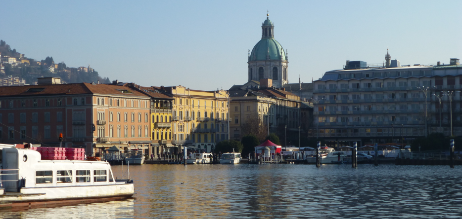 Como, the city where Alessandro Volta was born