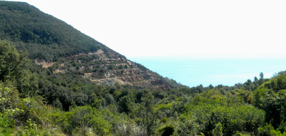 An iron mine on Elba