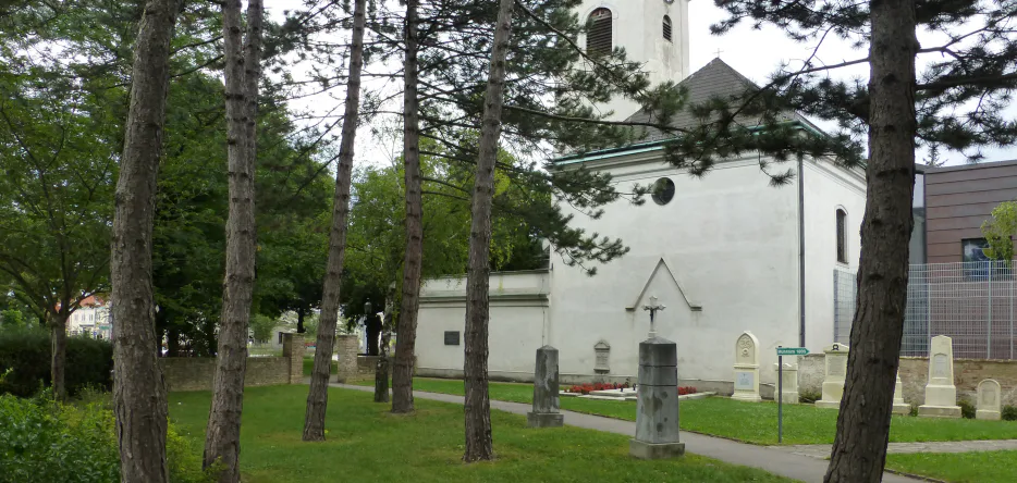 Le cimetière à Aspern