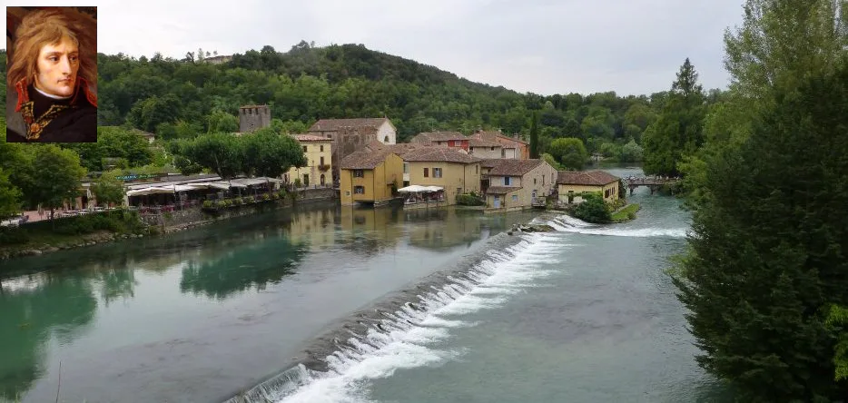 La rivière Mincio à Borghetto