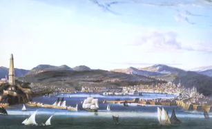 Vue de Gênes