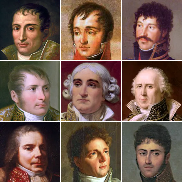 General table of the great dignitaries of the Empire