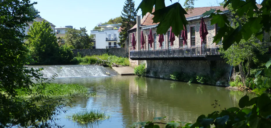 Le Herrnmühle sur la Kinzig à Hanau