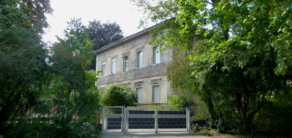 Napoleon's HQ on October 14, in Reudnitz Napoleon's HQ in Reudnitz on October 14