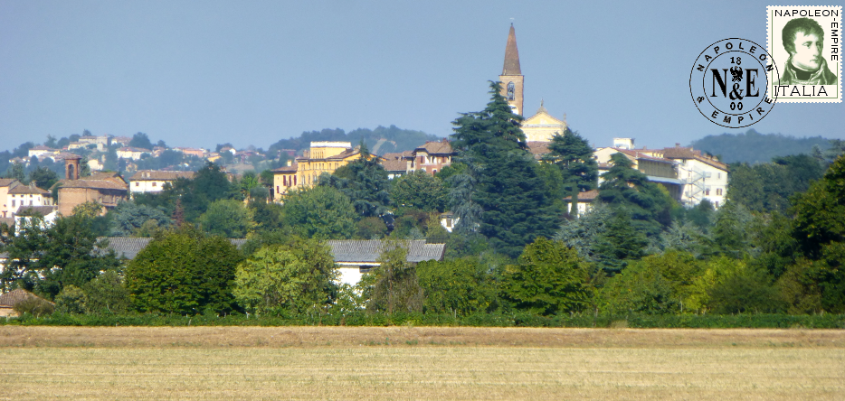 Casteggio, which changed hands several times during the Battle of Montebello