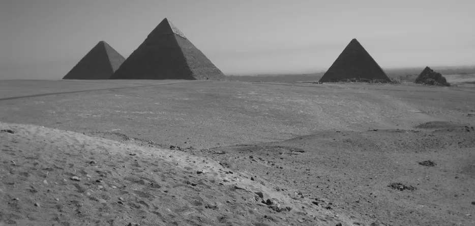 The pyramids of Giza