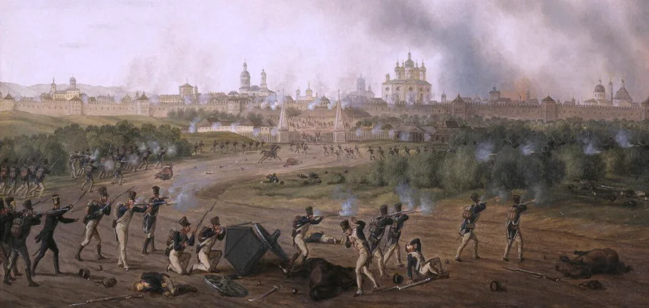 Battle of Smolensk, by Albrecht Adam