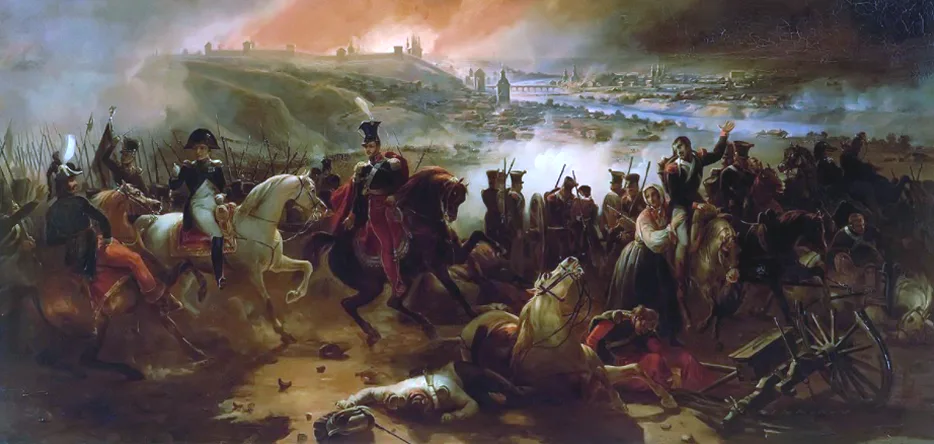 Battle of Smolensk, night of August 17, 1812, by Jean-Charles Langlois a.k.a. 'Le Colonel'
