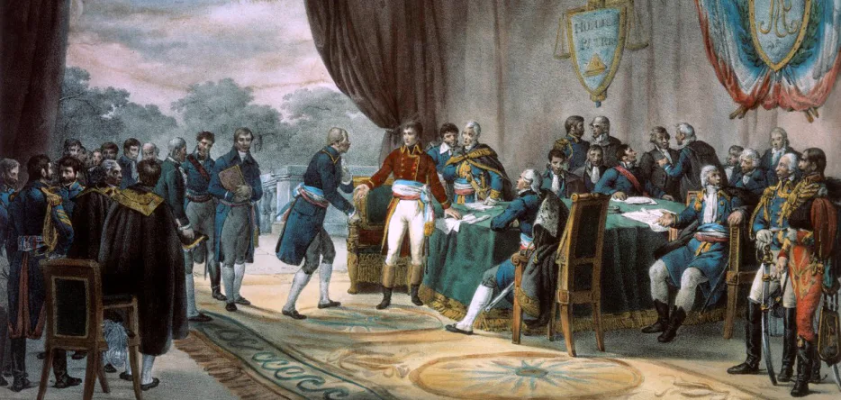 Signature du traité de Mortefontaine le 30/09/1800