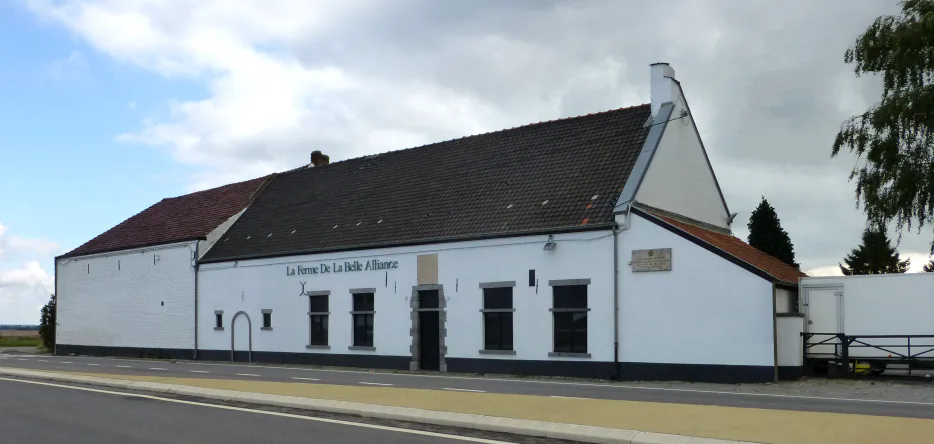 La ferme de la Belle-Alliance, sur la chaussée de Charleroi