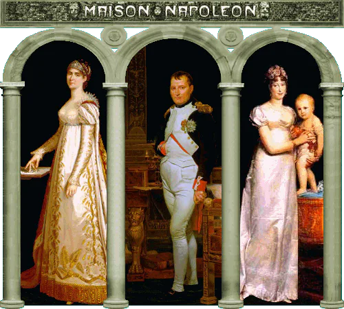 Joséphine, Napoléon, Marie-Louise and Napoléon-François-Charles-Joseph