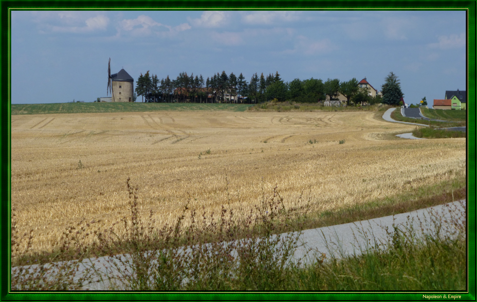 Le champ de bataille à Rodewitz