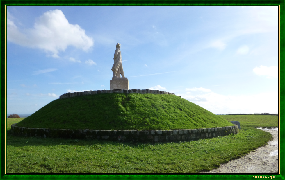 Statue of Napoleon in Craonne, on the site of the old Vauclair mill (view number 2)