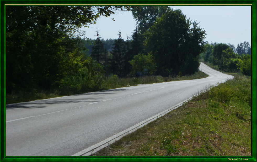 The road from Nasielsk to the exit from Pultusk