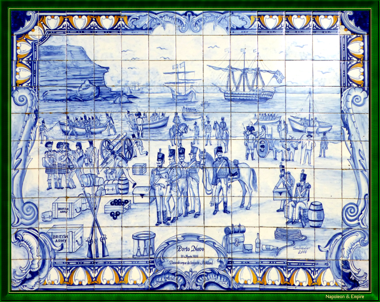 Tableau en azulejos n° 1 à Vimeiro
