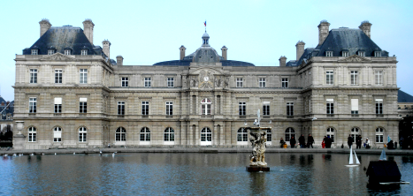 View of the Luxembourg Palace