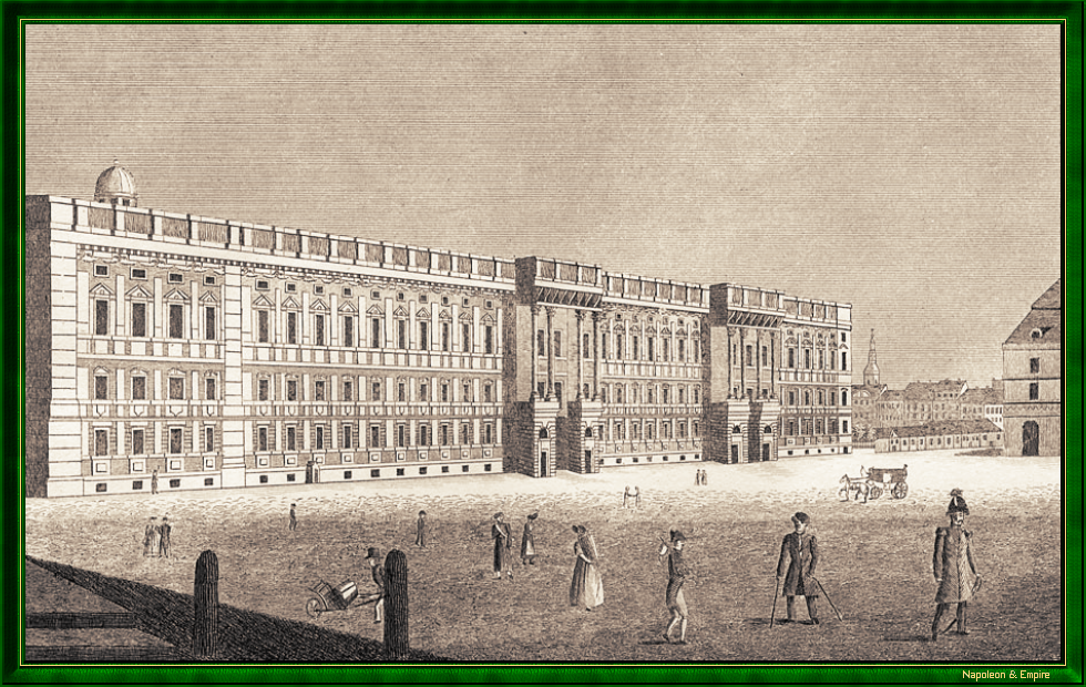The Königliche Schloss of Berlin at the beginning of the 19th century