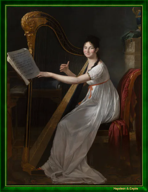 "Marie-Antoinette Adèle Duchatel", by Guillaume Guillon Lethière (Sainte-Anne, Guadeloupe 1760 - Paris 1832).