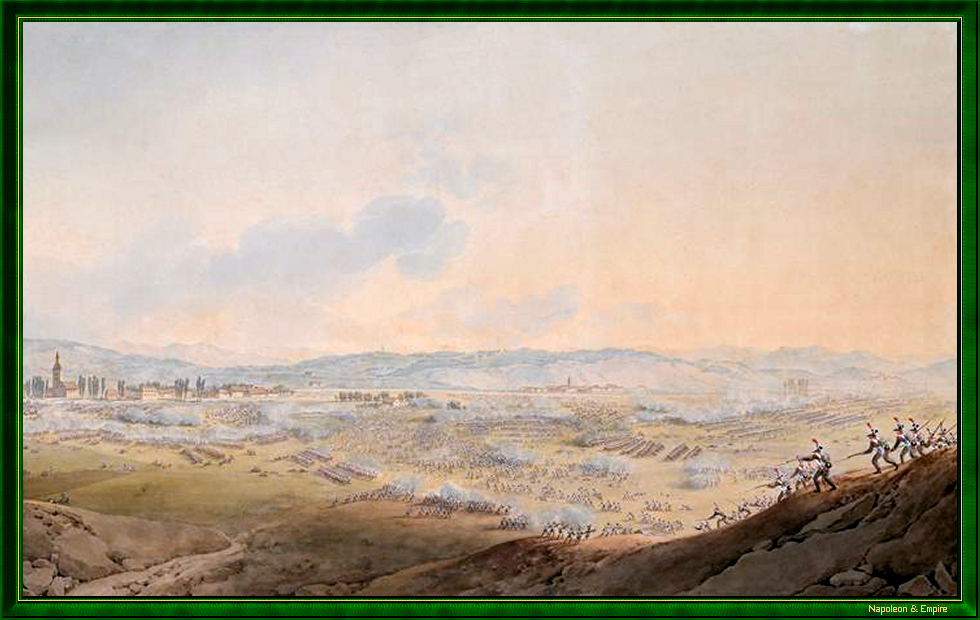 Batailles napoléoniennes - Tableau de la bataille d'Eckmühl  - 