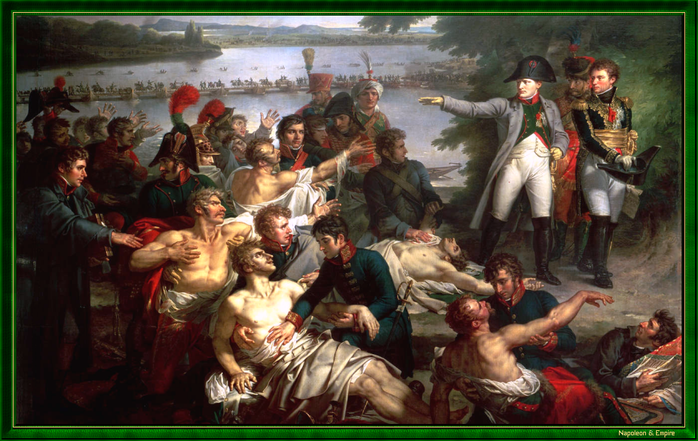 Batailles napoléoniennes - Tableau de la bataille d'Essling  - 