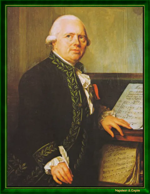 "François-Joseph Gossé, dit Gossec" par Antoine Vestier (Avallon 1740 - Paris 1824).