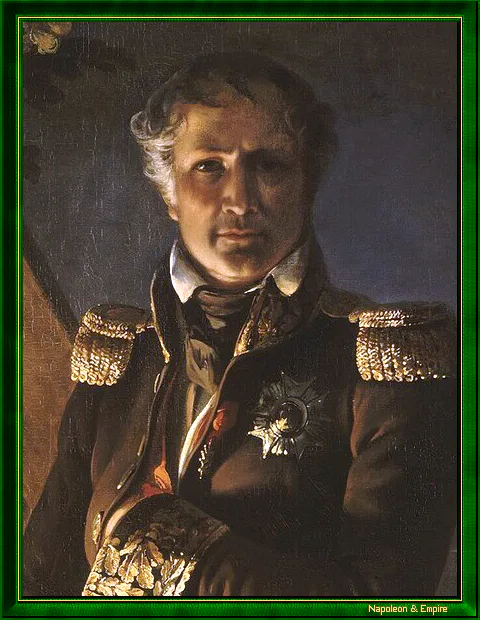 "Le comte Laurent de Gouvion-Saint-Cyr" par Emile Jean Horace Vernet dit Horace Vernet (Paris 1789 - Paris 1863). 
