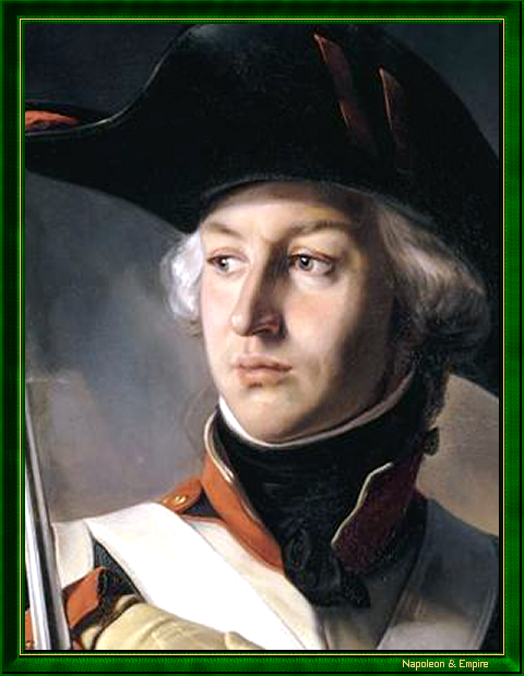 "Jean-Andoche Junot en uniforme de grenadier des volontaires, 1792". Ecole française du XIXème siècle. 
