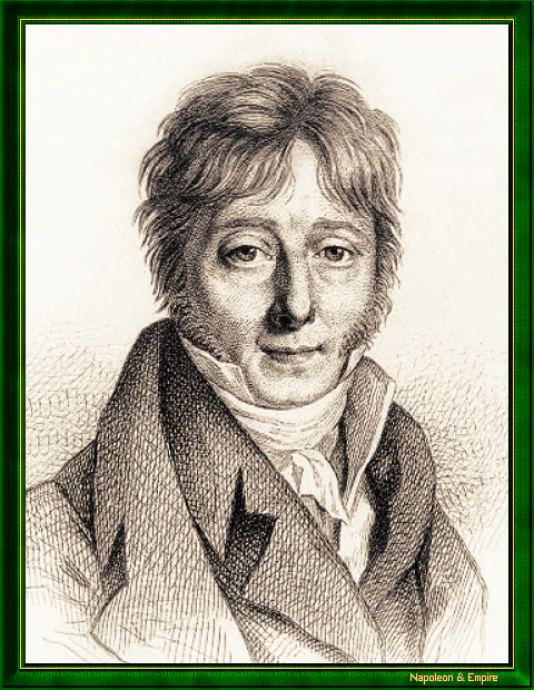 "Jean-François Lesueur". Gravure d'Auguste Legrand.
