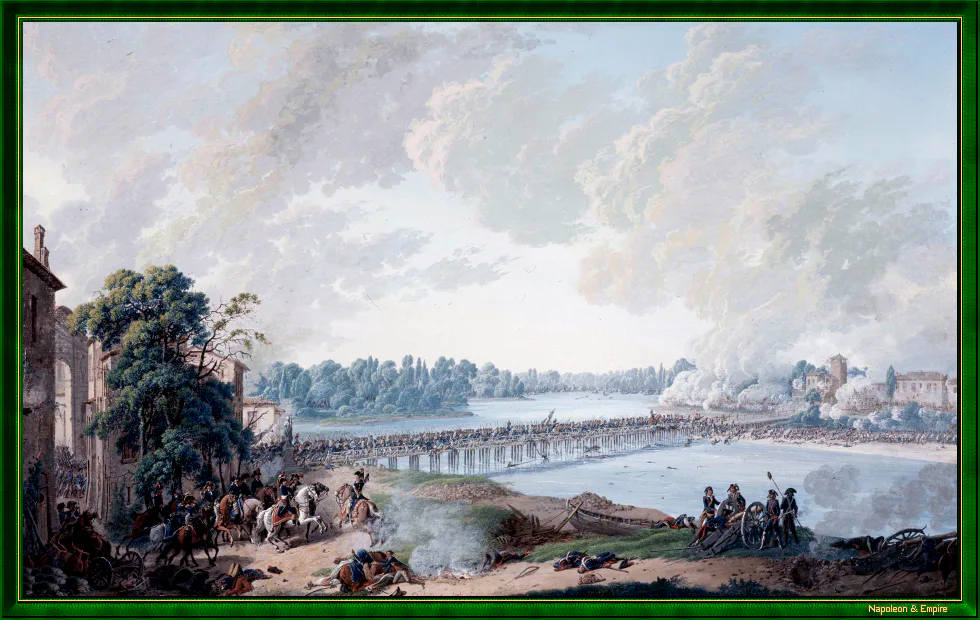 Batailles napoléoniennes - Tableau de la bataille de Lodi - 