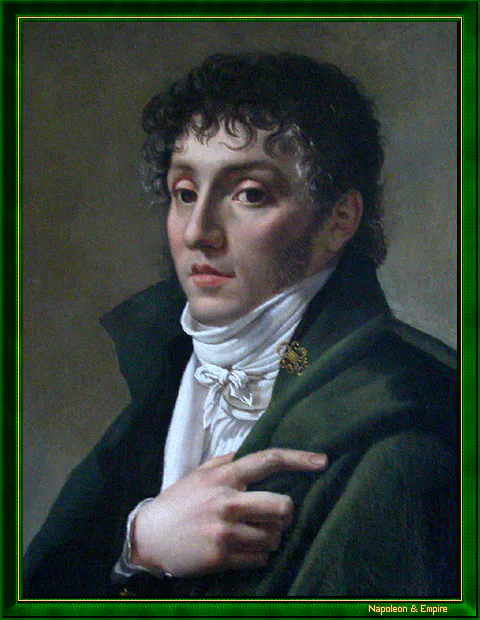 "Etienne Méhul" peint par Antoine-Jean Gros (Paris 1771 - Meudon 1835). 