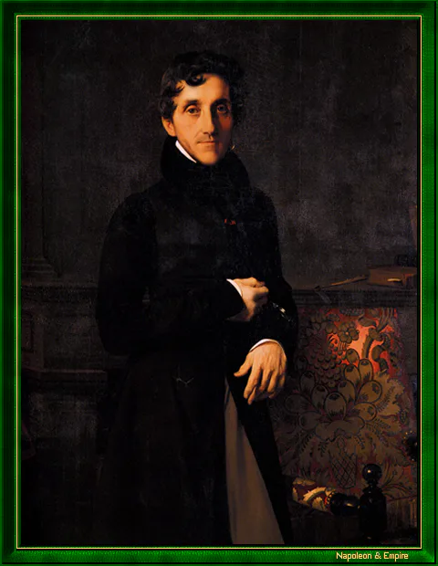 "Le comte Mathieu-Louis Molé" peint en 1834 par Jean Auguste Dominique Ingres (Montauban 1780 - Paris 1867).