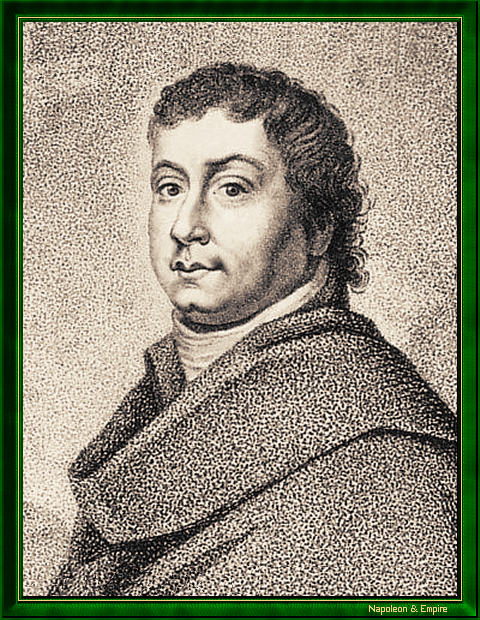 "Ferdinando Paër". Gravure du XIXème siècle.