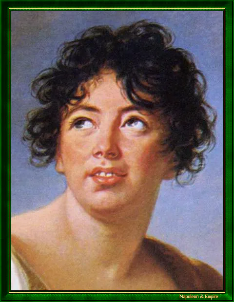"Anne-Louise-Germaine de Staël" by Elisabeth-Louise Vigée Le Brun (Paris 1755 - Paris 1842).