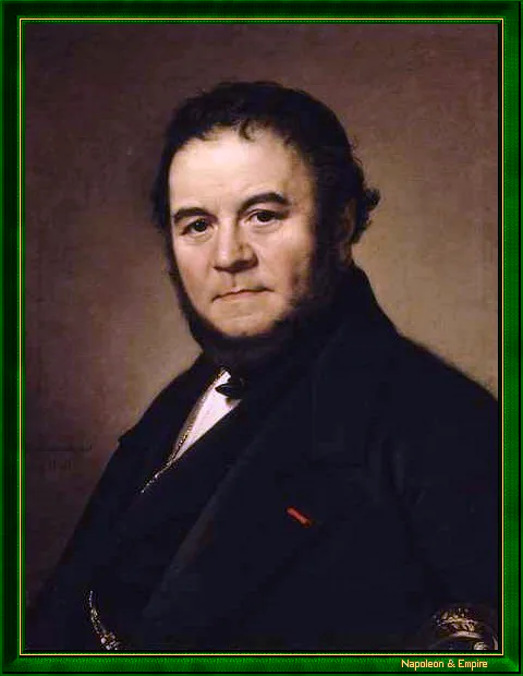 "Henri Beyle, a.k.a. Stendhal", by Johan Olaf Södermark (Landskrona 1790 - Stockholm 1848).