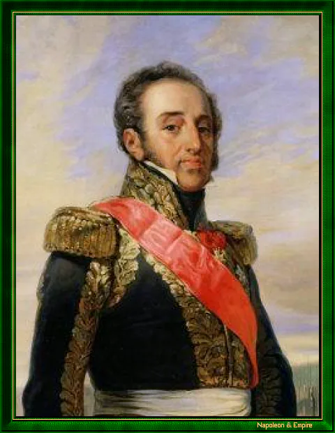 "Le maréchal Suchet, duc d'Albufera" par Jean-Baptiste Paulin-Guérin (Toulon 1783 - Paris 1855).