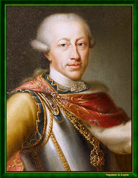 "Vittorio Amedeo III vers 1773". Attribué à Anton Raphaël Mengs (Aussig, Bohême 1728 - Rome 1779).